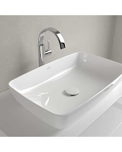 Villeroy & Boch Artis Aufsatzwaschtisch 417258R1 58x38cm, ohne Hahnloch/Überlauf, weiss CeramicPlus