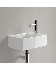 Villeroy & Boch Memento 2.0 Handwaschbecken  43234GR1 40x26cm, 1 Hahnloch, ohne Überl., Weiß C+