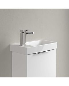 Villeroy und Boch Architectura Handwaschbecken 438549R1 48x27,5cm, Becken rechts, 1 Hahnloch, ohne Überlauf, weiß C-plus