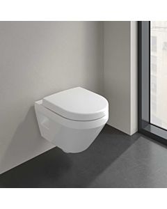 Villeroy und Boch Architectura Wand-Tiefspül-WC 4687C0T2 35x48cm, wandhängend, mit TwistFlush, Weiß Alpin AntiBac CeramicPlus