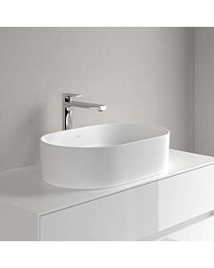 Villeroy und Boch Collaro Aufsatzwaschtisch 4A1956RW ohne Überlauf, 56x36cm, stone white C-plus