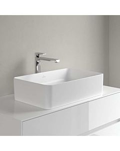 Villeroy und Boch Collaro Aufsatzwaschtisch 4A2056RW ohne Überlauf, 56x36cm, stone white C-plus