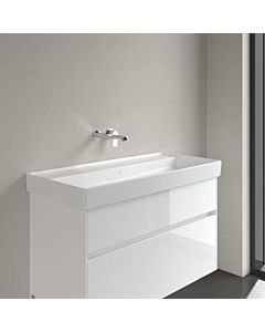 Villeroy und Boch Collaro Schrankwaschtisch 4A33A3RW ohne Überlauf, ohne Hahnloch, 100x47cm, stone white C-plus