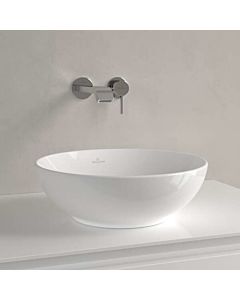 Villeroy und Boch Loop &amp; friends countertop washbasin 4A450101 Ø 38cm, without tap hole bank, without overflow, white