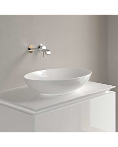Villeroy und Boch Loop &amp; friends countertop washbasin 4A4700R1 56x38cm, oval, without tap hole bank, White Alpin CeramicPlus, without overflow