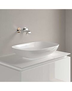 Villeroy und Boch Loop & friends Aufsatz-Waschtisch 4A490101 560 x 380 x 120 mm, Weiß Alpin, ohne Überlauf