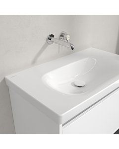 Villeroy und Boch Skyla washbasin 5A518301 80x46cm, without tap hole, without overflow, Alpine White