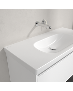 Villeroy und Boch Skyla 5A51A3RW 100x46cm, sans trou pour robinetterie, sans trop-plein, Stone White C+