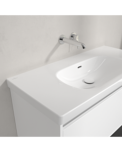 Villeroy und Boch Skyla 5A51A6R1 100x46cm, sans trou pour robinetterie, avec trop-plein, Blanc Alpin C+