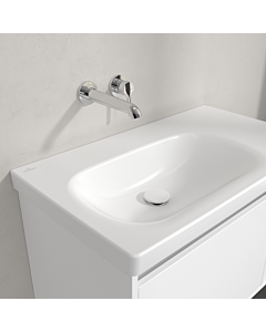 Villeroy und Boch Skyla washbasin 5A52L4RW 80x46cm, without tap hole, without overflow, Stone White C+