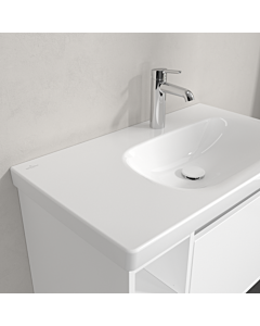 Lavabo Villeroy und Boch 5A52R2R1 80x46cm, pour robinet 3 trous, sans trop-plein, Blanc Alpin C+