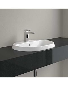 Villeroy und Boch Architectura Built-in washbasin 5A6660R1 600 x 450 x 170 mm, White Alpin CeramicPlus, with overflow, underside unglazed