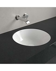 Lavabo encastré Villeroy &amp; Boch Architectura 5A754501 400 x 400 x 175 mm, Blanc alpin, avec trop-plein, extérieur non émaillé