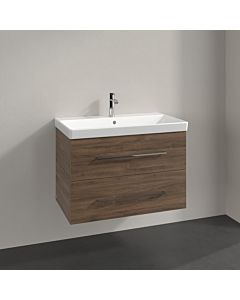 Villeroy und Boch Avento Waschtischunterschrank A89100VH  77,6 x 51,4 x 48,4 cm, 2 Auszüge, wandhängend, Arizona Oak