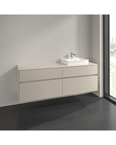 Villeroy und Boch Collaro Waschtischunterschrank C07900VN 160x54,8x50cm, Waschtisch rechts, cashmere grey