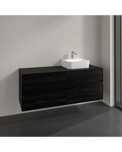 Villeroy und Boch Collaro vanity unit C10200AB 140x54.8x50cm, washbasin right, black oak