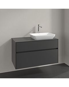 Villeroy und Boch Collaro vanity unit C11100VR 100x54.8x50cm, washbasin right, graphite