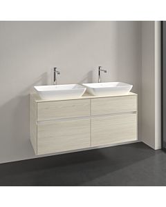 Meuble sous vasque Villeroy und Boch Collaro C11500AA 120x54,8x50cm, pour 2 Waschtische , chêne blanc