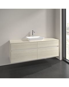 Villeroy und Boch Collaro meuble sous vasque C12000AA 160x54,8x50cm, meuble sous vasque centré, chêne blanc