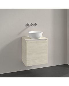 Villeroy und Boch Collaro Waschtischunterschrank C14800AA 50x54,8x38cm, Waschtisch mittig, white oak