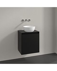 Villeroy und Boch Collaro vanity unit C14800VL 50x54.8x38cm, centered vanity unit, volcano black
