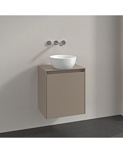 Villeroy und Boch Collaro Waschtischunterschrank C149B0VM 50x54,8x38cm, Waschtisch mittig, LED-Beleuchtung 3,4 W, taupe