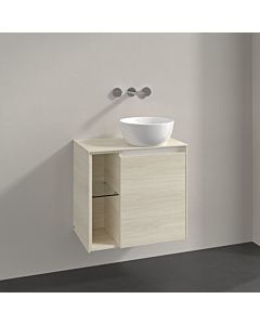 Villeroy und Boch Collaro Waschtischunterschrank C15100AA 60x54,8x38cm, Waschtisch rechts, white oak