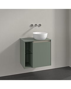 Villeroy und Boch Collaro vanity unit C15100AF 60x54.8x38cm, washbasin right, soft green