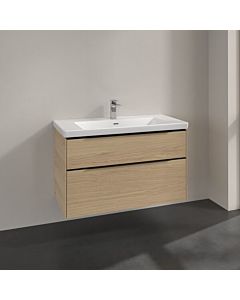 Villeroy und Boch Subway 3. 1930 C57001VJ 97,3x57,6x47,8cm, sans LED / poignée Volcano noir, chêne nordique