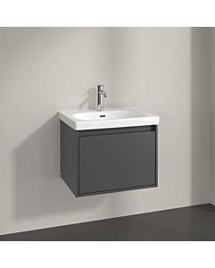Villeroy und Boch Skyla Waschtischunterschrank C78400VR 1 Auszug, 572 x 436 x 439 mm, Graphite