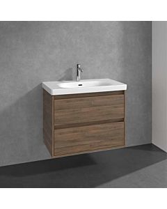 Meuble sous Arizona Oak vasque Skyla C79600VH 2 tiroirs, 772 x 596 x 439 mm, Villeroy und Boch