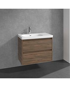 Meuble sous Arizona Oak vasque Skyla C79800VH 2 tiroirs, 772 x 596 x 439 mm, Villeroy und Boch