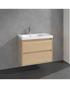 Meuble sous Nordic Oak vasque Skyla C79800VJ 2 tiroirs, 772 x 596 x 439 mm, Villeroy und Boch