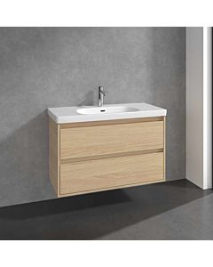 Meuble sous Nordic Oak vasque Skyla C79900VJ 2 tiroirs, 972 x 596 x 439 mm, Villeroy und Boch