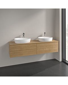 Villeroy und Boch Antao Waschtisch-Unterschrank K28011HN 160x36x50cm, Waschbeckenplattenfarbe honey oak, honey oak