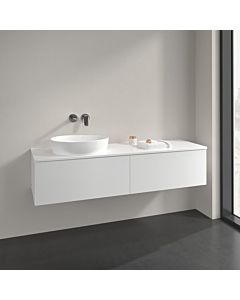 Villeroy und Boch Antao vanity unit K37010MT 160x36x50cm, washbasin top color lacquer, white matt lacquer