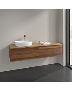 Villeroy und Boch Antao Waschtisch-Unterschrank K37011HM 160x36x50cm, Waschbeckenplattenfarbe honey oak, warm walnut