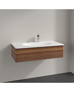 Villeroy und Boch Meuble sous-vasque Antao L02000HM 98,8x25,6x49,3cm, sans structure frontale, noyer chaleureux, avec éclairage
