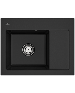 Villeroy und Boch Subway 45 Compact built-in sink 331200J0 Built-in sink left, 650 x 510 mm, chromite CeramicPlus