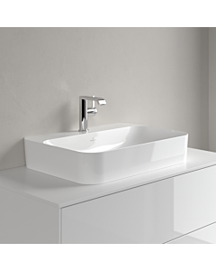 Villeroy & Boch Aufsatz Waschtisch Finion 414261R1 60 x 44,5 cm, weiss, Ceramicplus, ohne Überlauf
