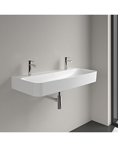 Villeroy und Boch Finion Waschtisch 4168A1RW 1000 x 470 x 165 mm, ohne Überlauf, Stone White CeramicPlus