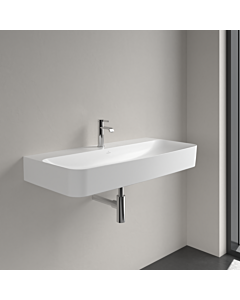 Villeroy und Boch Finion Waschtisch 4168ABRW 1000 x 470 x 165 mm, mit verdecktem Überlauf, Stone White CeramicPlus