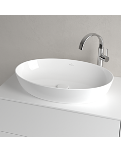 Villeroy & Boch Artis Aufsatzwaschtisch  ohne Hahnloch,ohne überlauf, Stone White