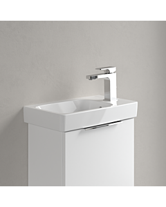 Villeroy und Boch Architectura hand wash basin 438648R1 48x27.5cm, basin left, 2000 tap hole, with overflow, white C-plus