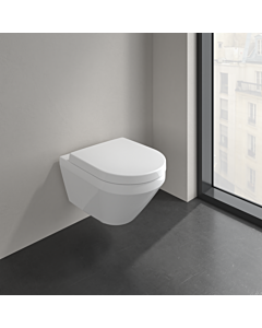 Villeroy und Boch Architectura wall-mounted washdown countertop WC 4694C001 37x53cm, round, TwistFlush, rimless, white