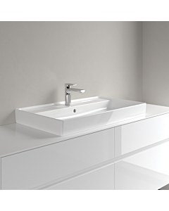 Villeroy und Boch Collaro Schrankwaschtisch 4A338G01 800 x 465 x 160 mm, mit Überlauf, Unterseite geschliffen, Weiß Alpin