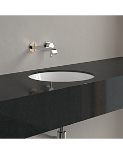 Villeroy und Boch Loop & friends Unterbauwaschbecken 4A5201R1 rund, ohne Hahnlochbank, ohne Überlauf, Ø 38 cm, weiß C-plus