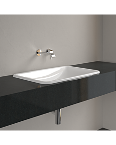 Villeroy und Boch Loop & friends Einbauwaschbecken 4A660001 ohne Hahnlochbank, mit Überlauf, 67,5 x 45 cm, weiß