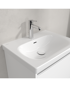 Villeroy und Boch Skyla Waschtisch 5A516001 60x46cm, für 3-Loch-Armatur, mit Überlauf, Weiß Alpin