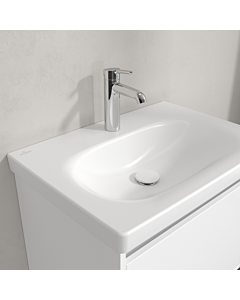 Villeroy und Boch Skyla Waschtisch 5A5166RW 65x46cm, für 3-Loch-Armatur, ohne Überlauf, Stone White C+